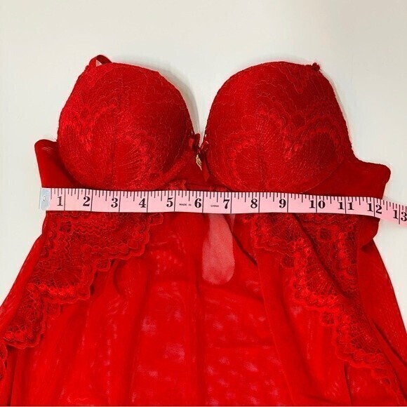 NWT, Fashion Nova Babydoll, Size M, Red -‎ 1 piece* - Picture 6 of 6